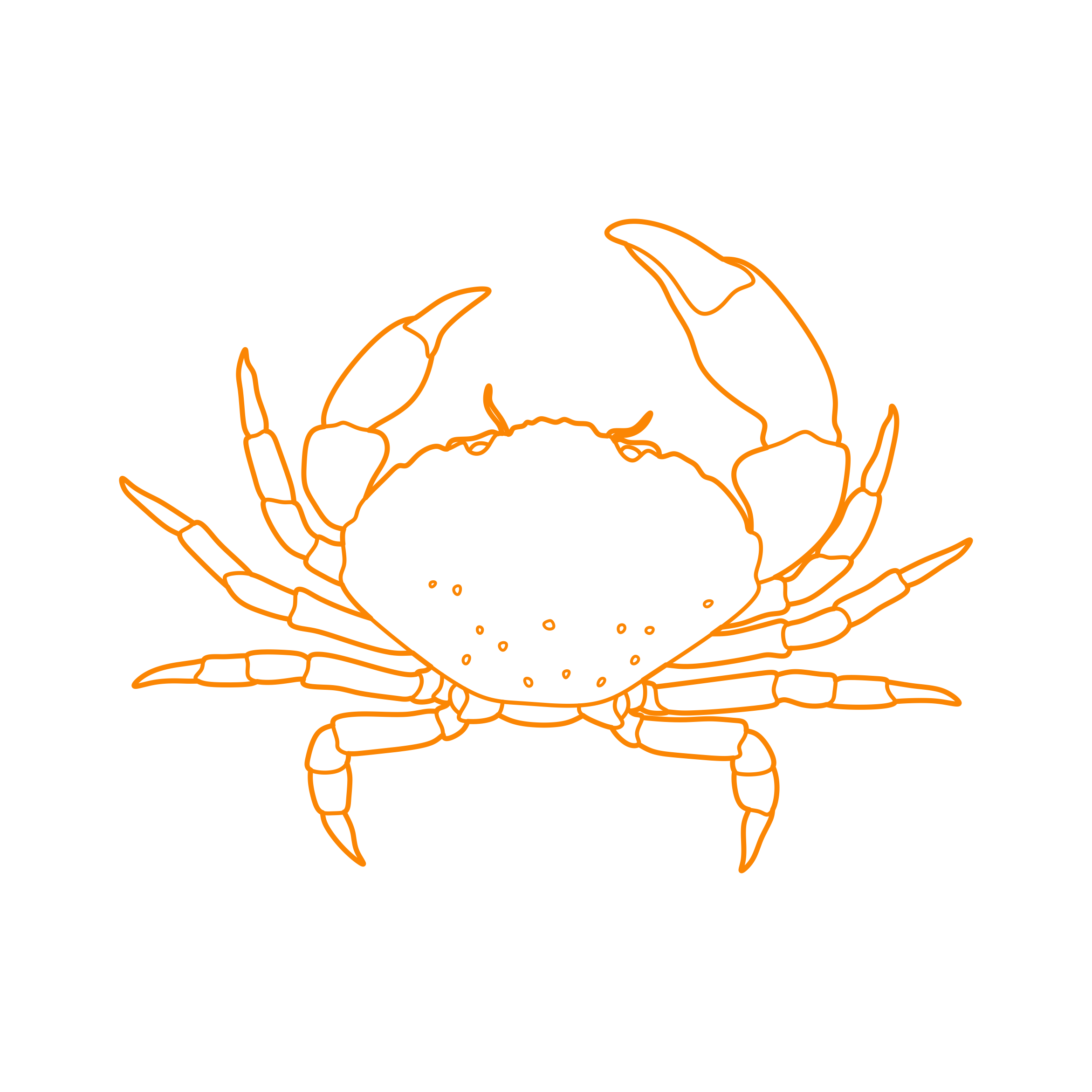 Animals Crustaceans Florida Stone Crab Laser Cut Svg File Free Vectors
